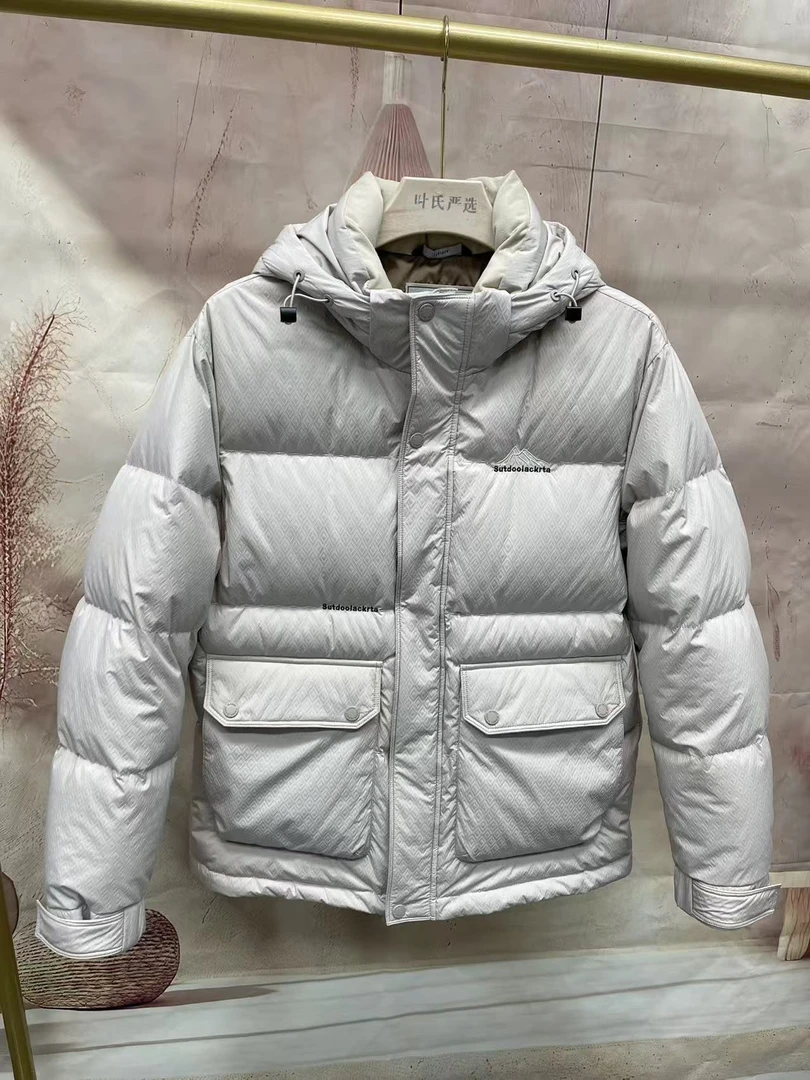 冬季撤柜新款保暖男士休闲羽绒服潮流连帽款高端外套66（CMNZ）