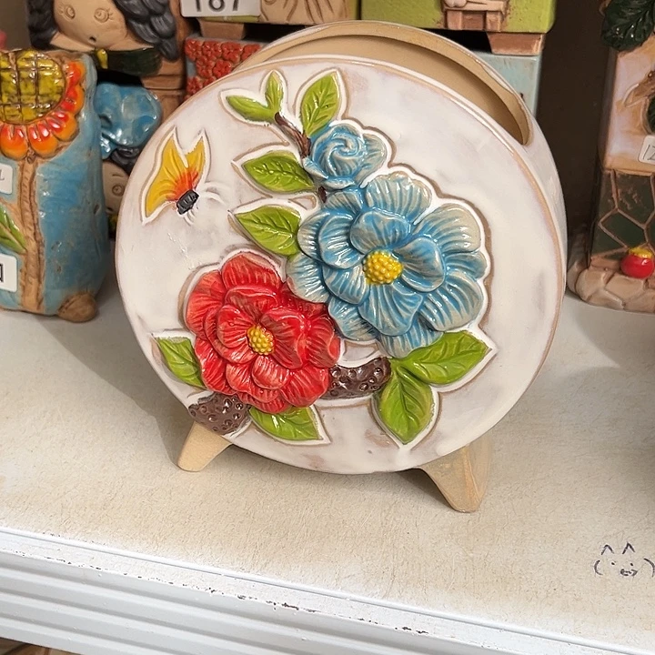 粗陶材质多肉花盆