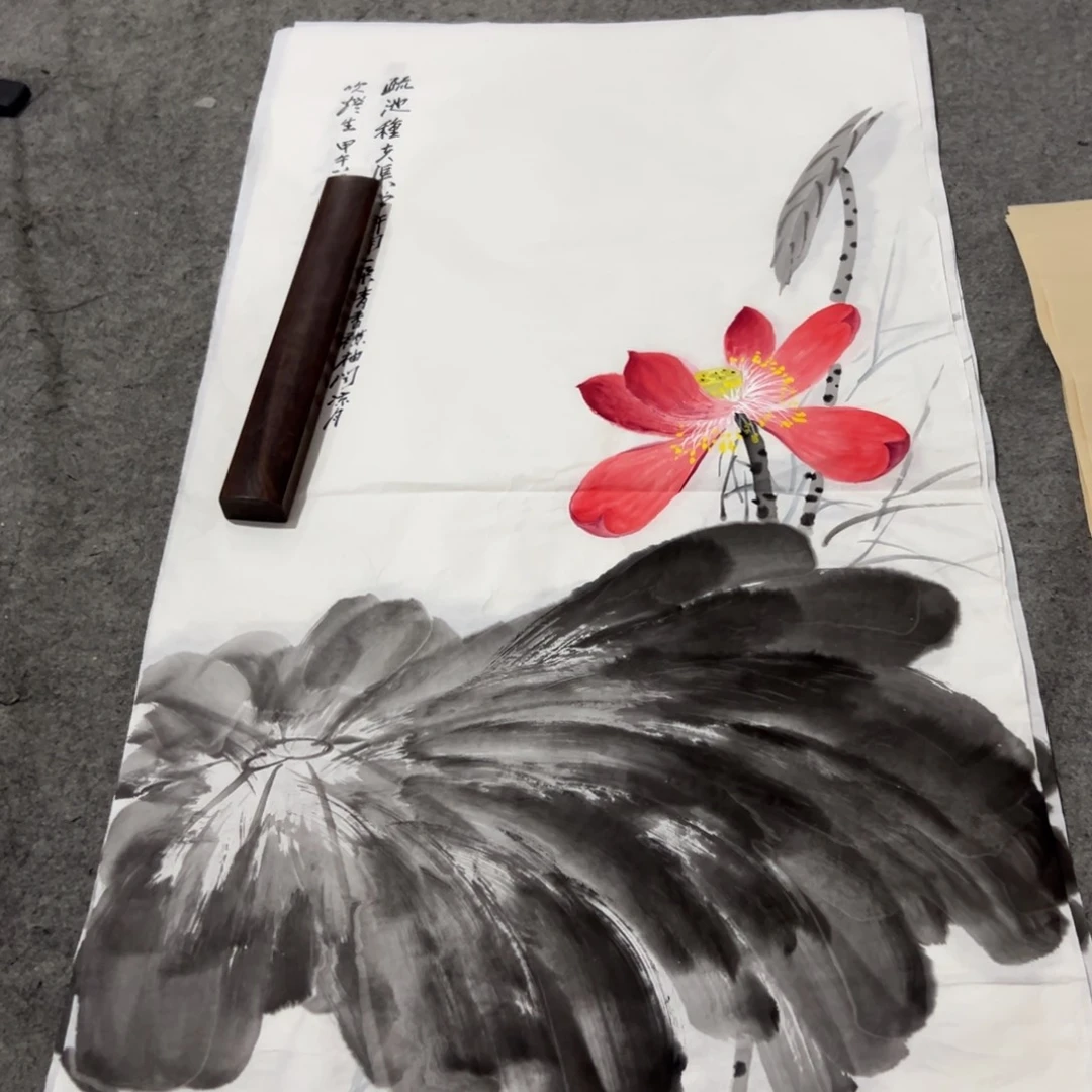 国画国画作品画心一张