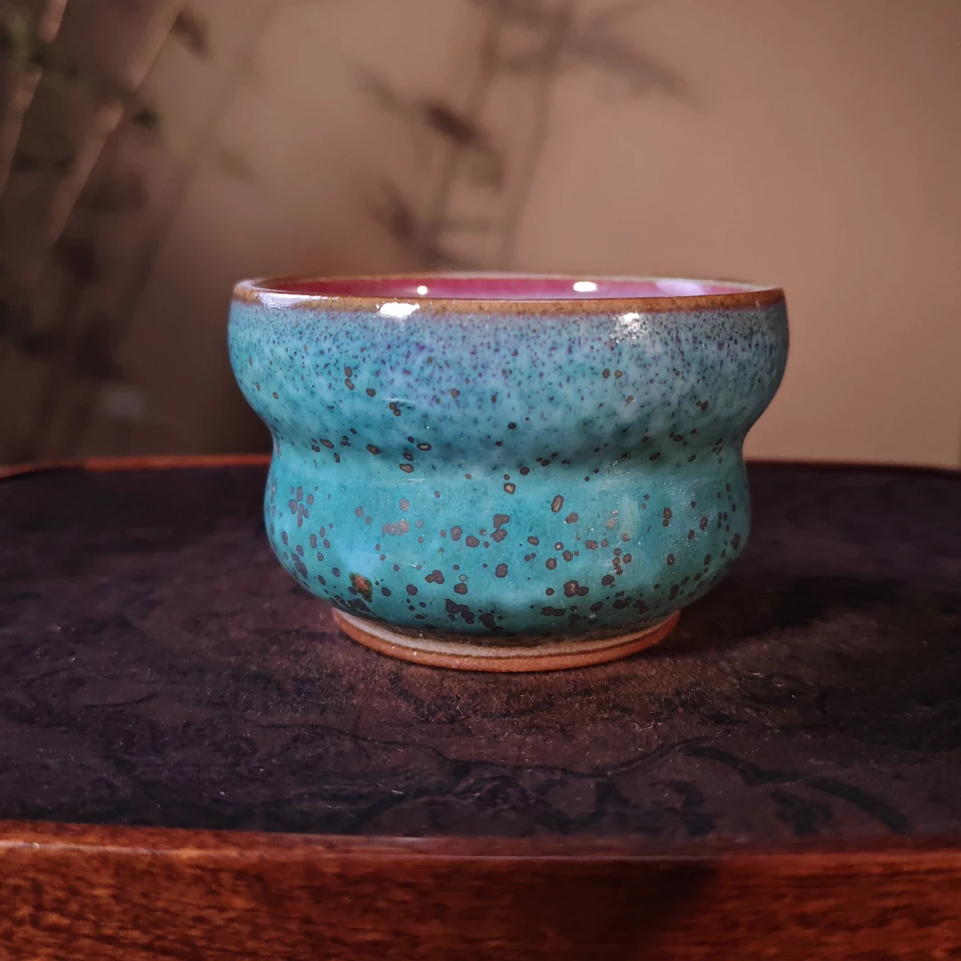 【孔家钧窑甄选】-铜系葫芦杯