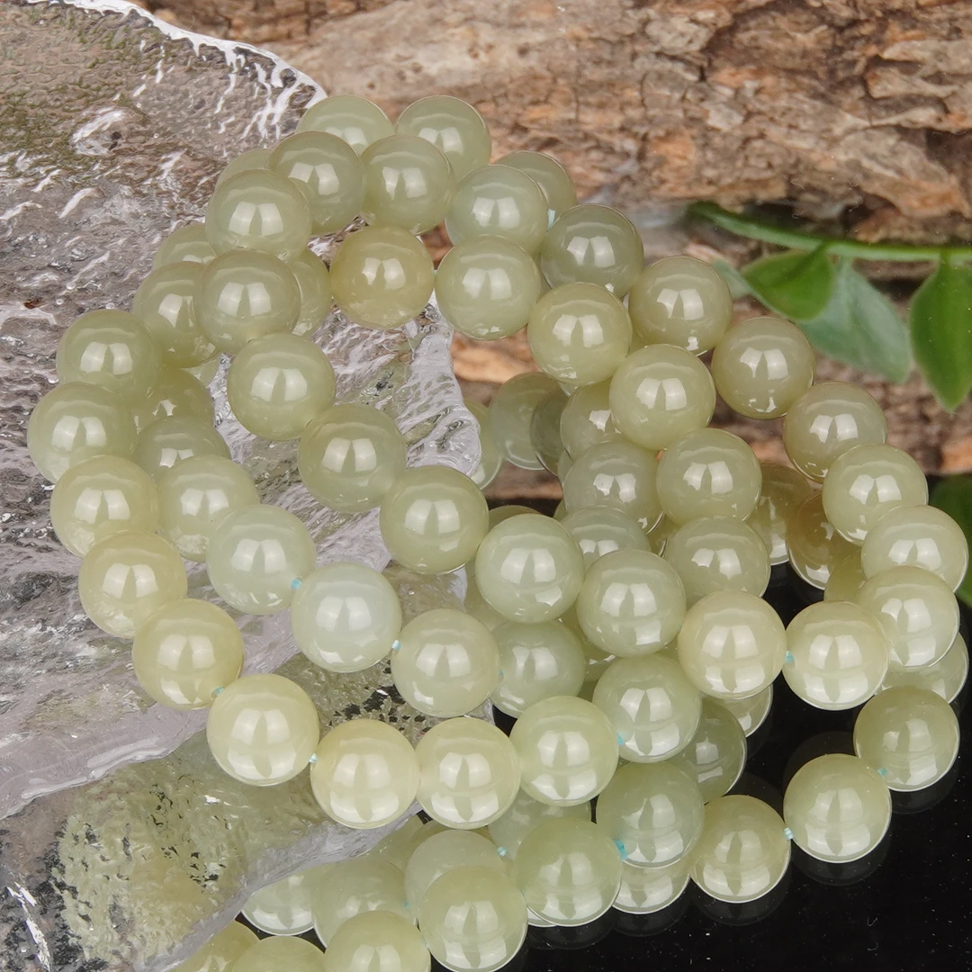 【书记甄选】天然和田玉单圈手链 多样性发一件 约10mm左右 YW1239