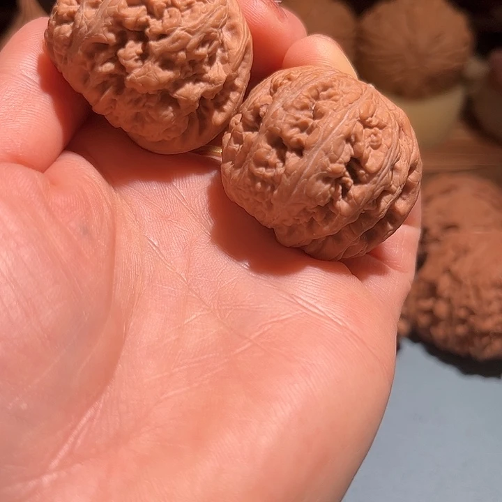 文玩核桃把件粗筋36.5