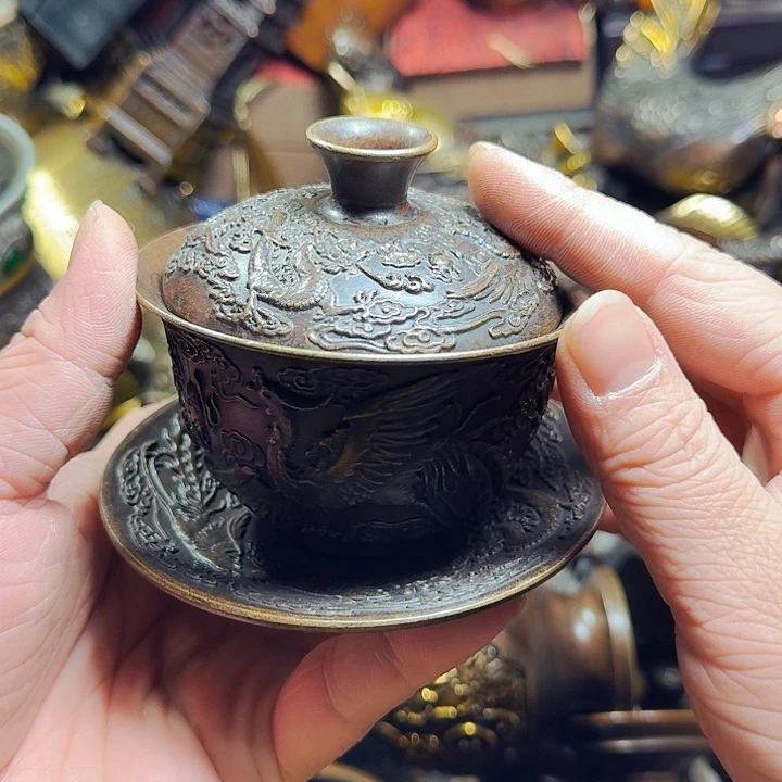 铜器摆件收收藏藏