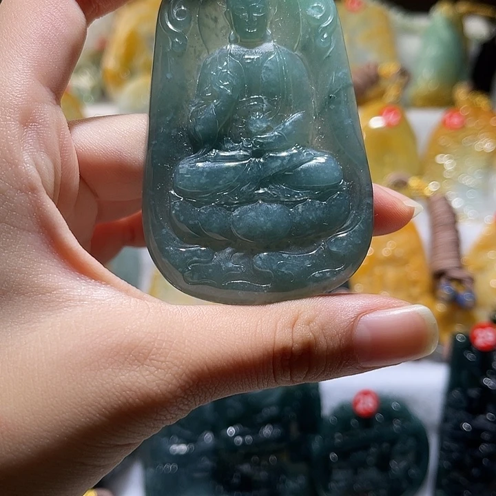 翡翠未镶嵌吊坠(不含链)翡翠