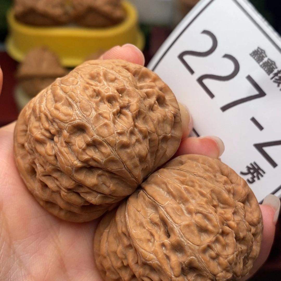 文玩核桃把件铁锤45……