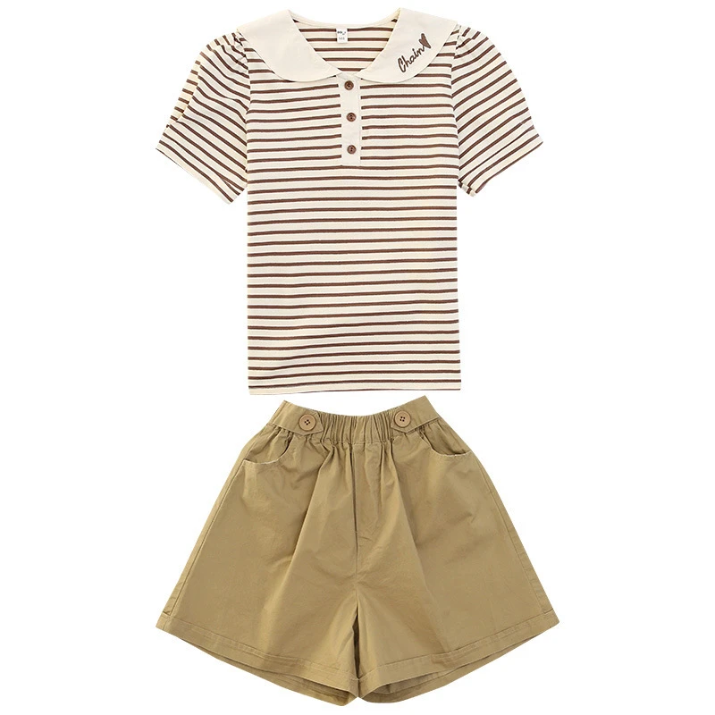 拼色百搭时尚V领短袖（非下单图片，以直播间为准）