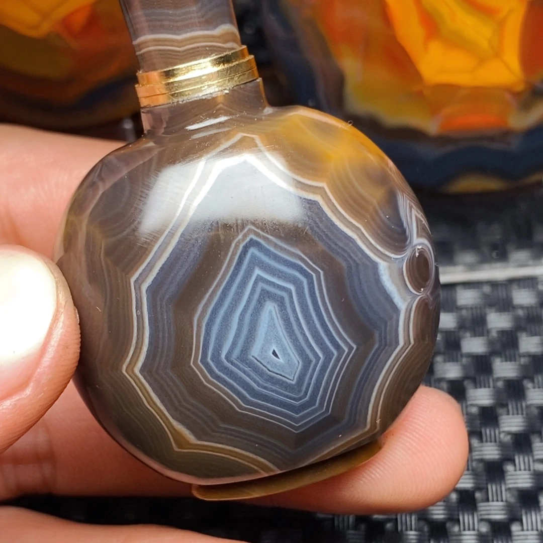 玛瑙/玉髓吊坠(不含链)未镶嵌石*