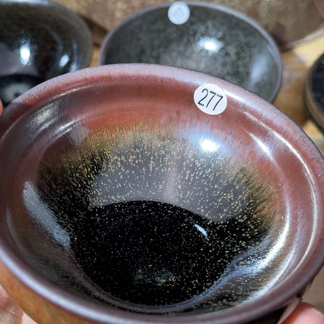 茶盏义兴龙窑坚持真柴微瑕