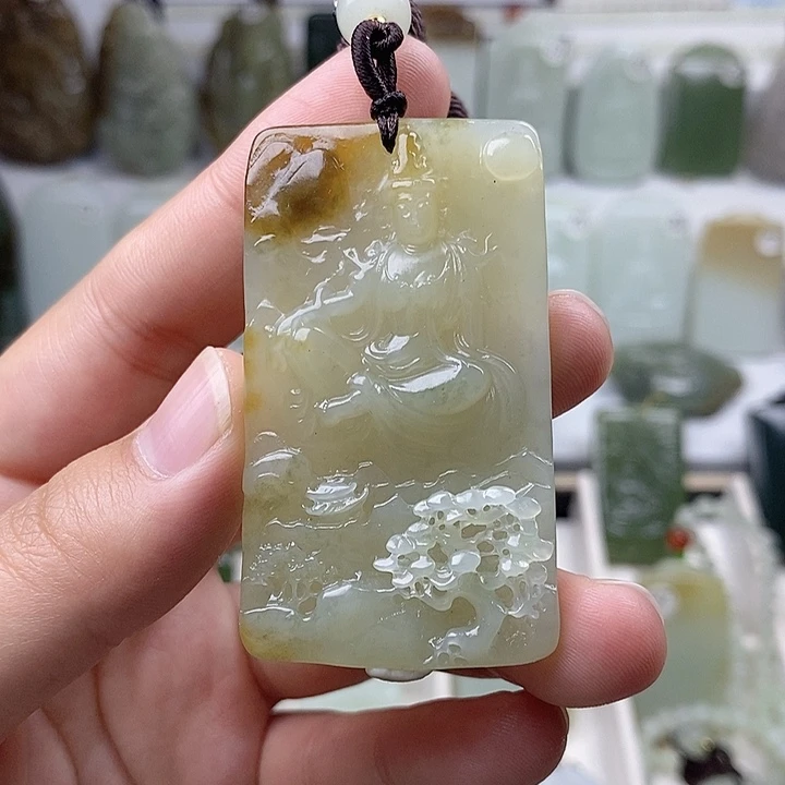 和田玉（糖玉）未镶嵌颈饰