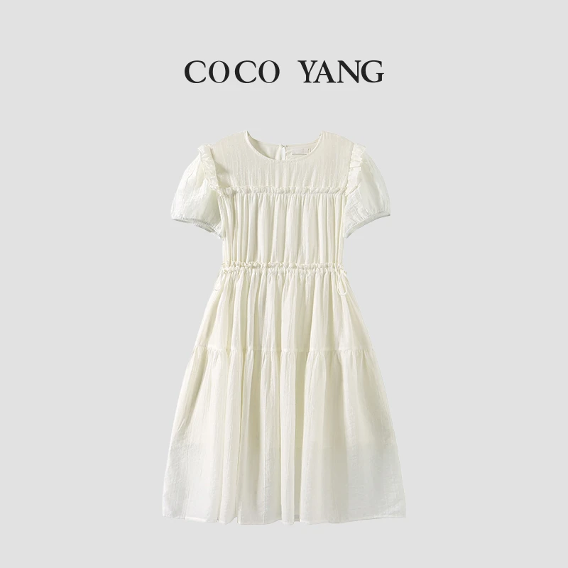 夏季女大童气质连衣裙设计师小众洋气甜美裙子女童亲子装-SU498
