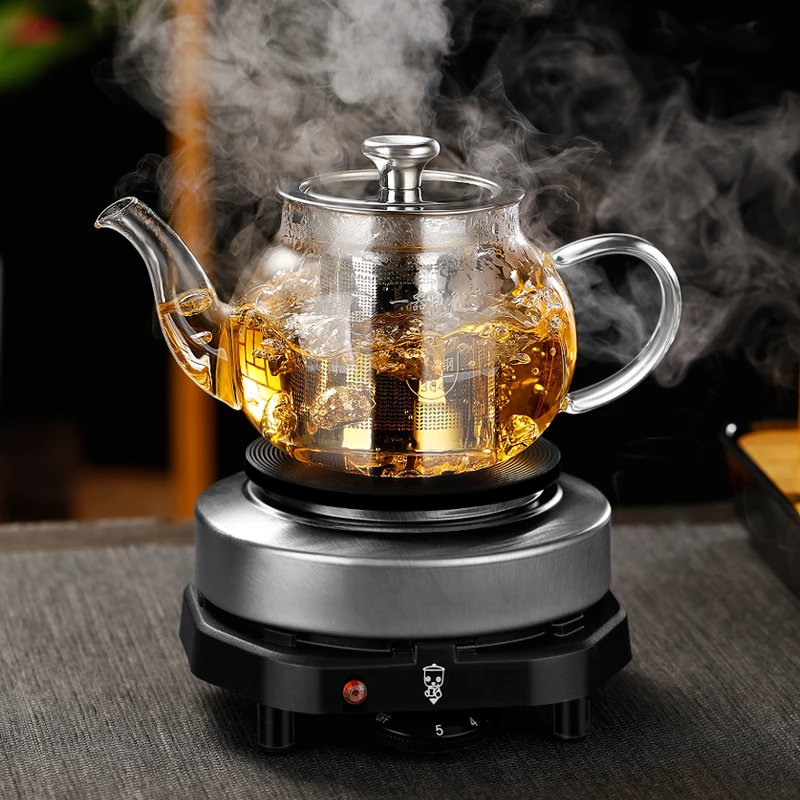 电陶炉煮茶器家用办公室多功能玻璃壶小型烧水泡茶炉养生茶电热炉