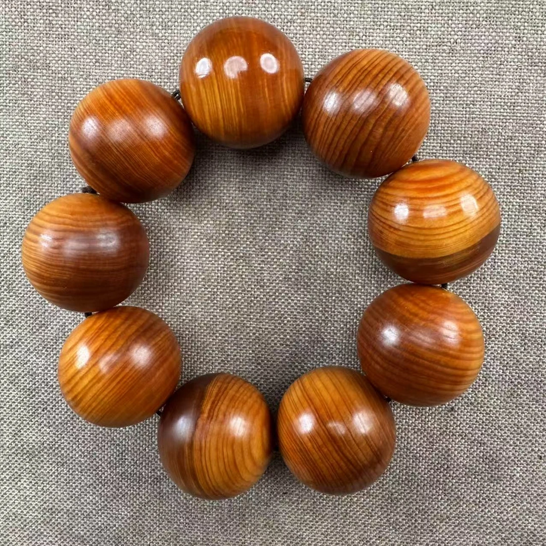 【芸奇】太行玉化崖柏3.0单圈文玩手串