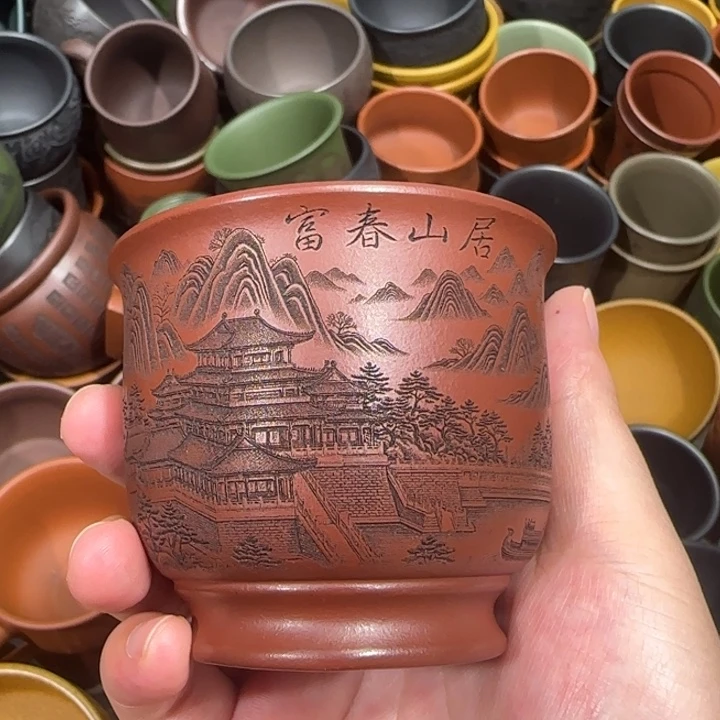 茶杯紫砂全手工紫砂