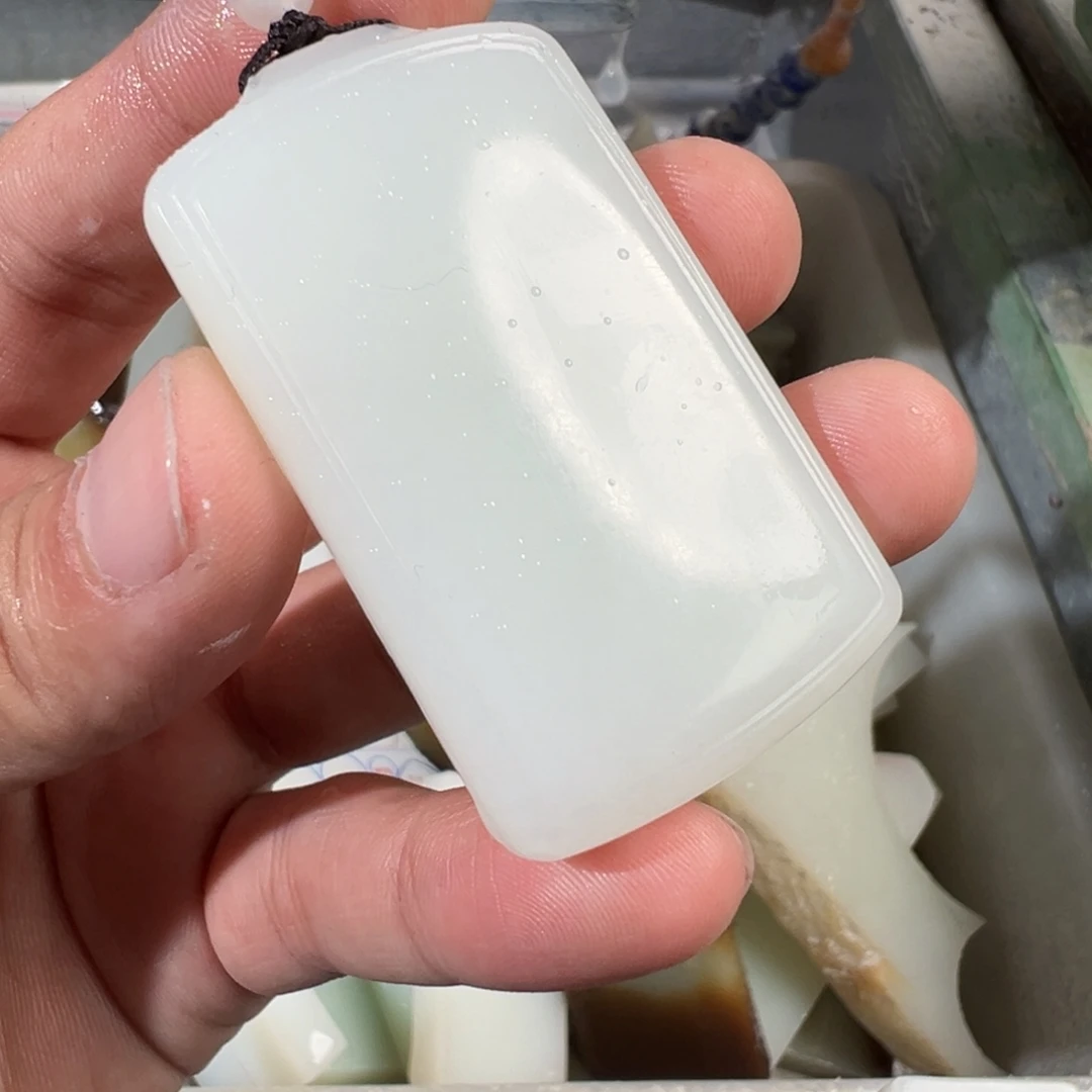 清***洼和田玉未镶嵌车挂