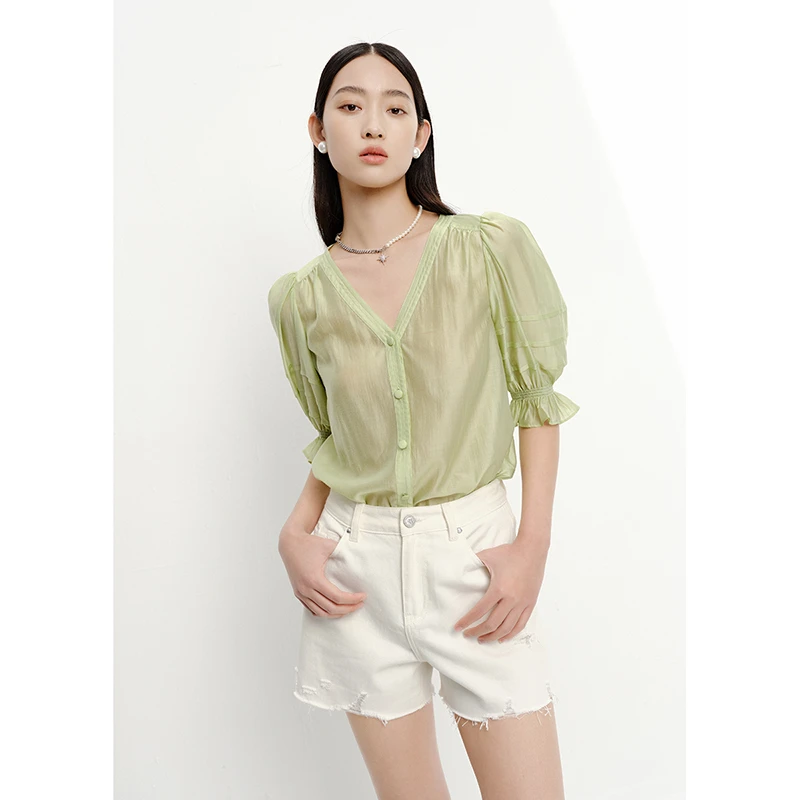 【籽言专属】纳俪商场同款NEELLY衬衫N24054B04579