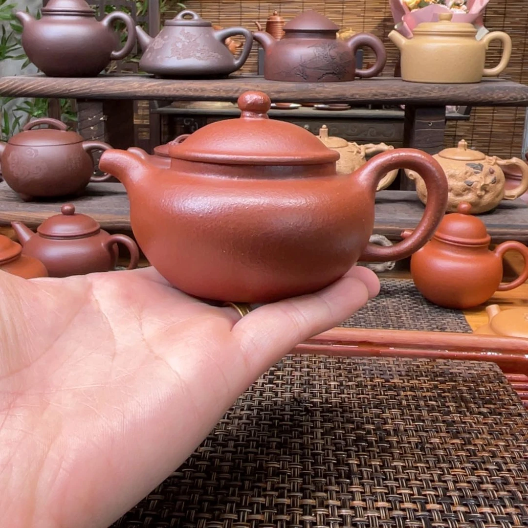 茶壶紫砂宜兴原矿紫砂手工制120