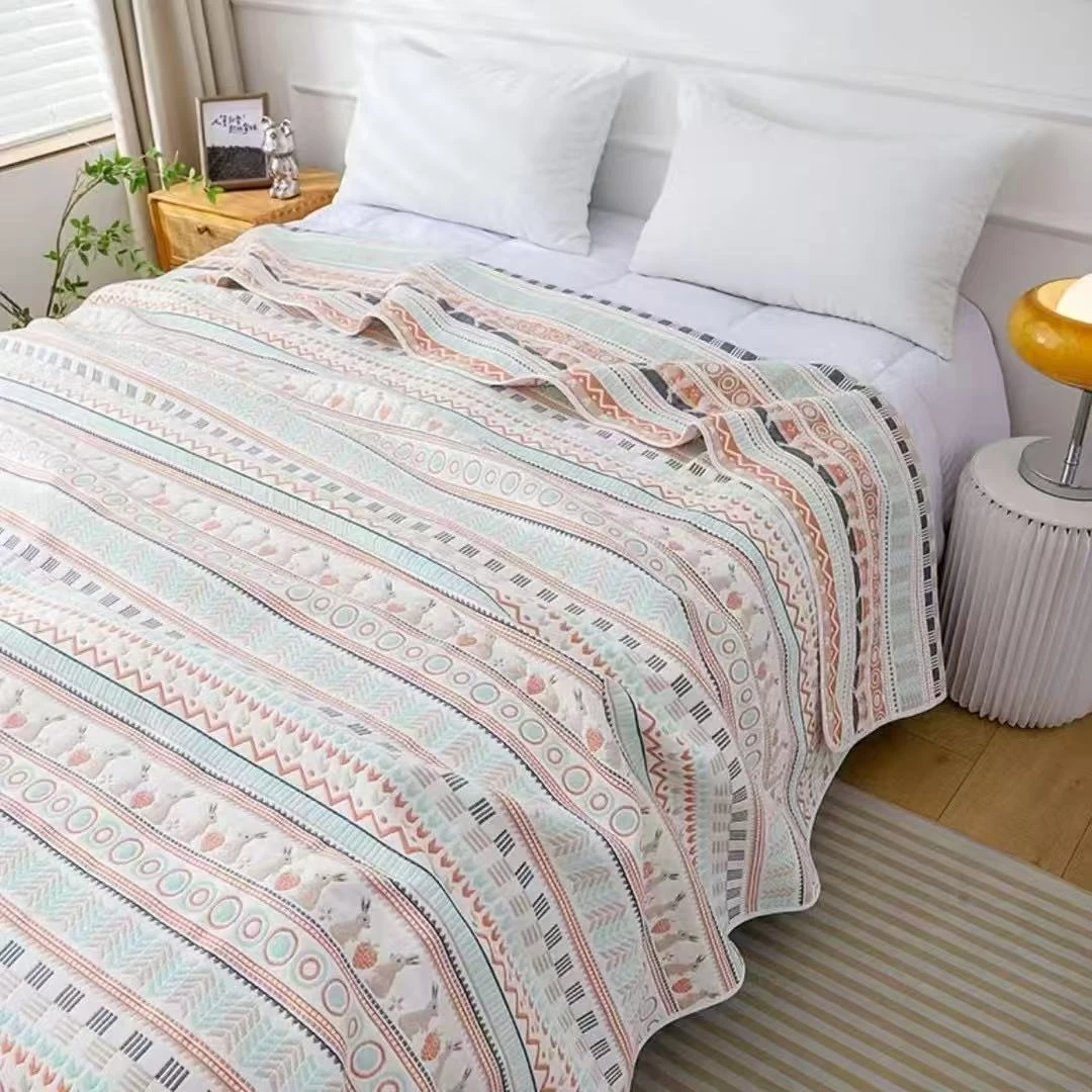 【雅赞同款】全棉A类六层纱布软凉席【1.8*2 2*2 2*2.2可用】安心甜睡