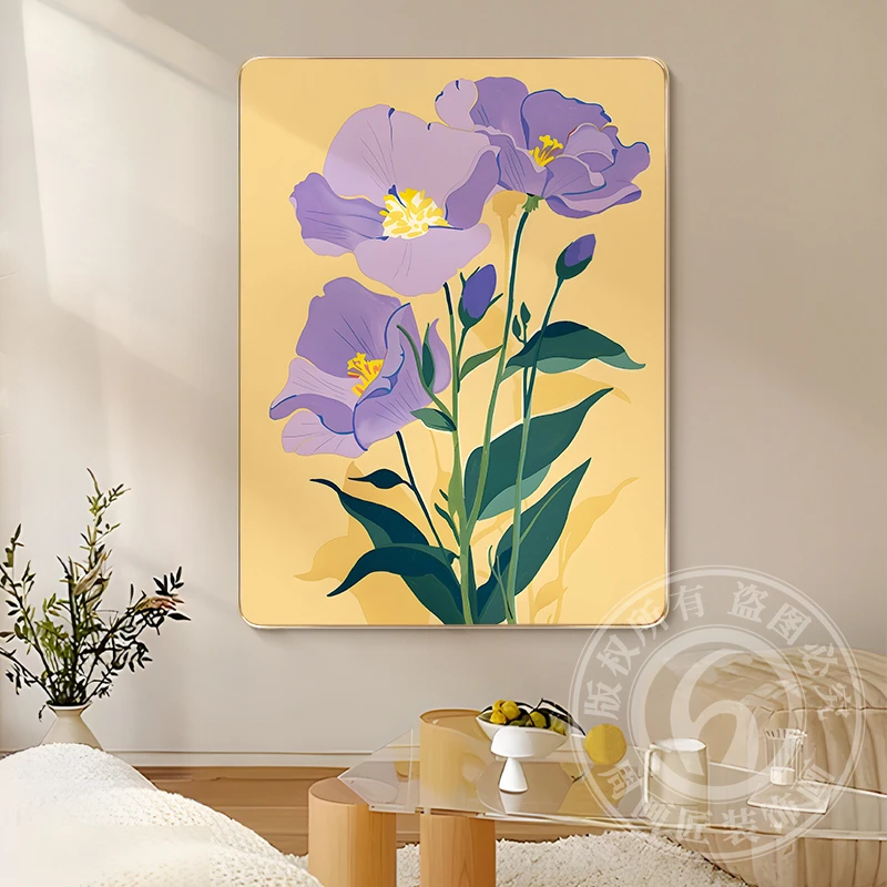 周画匠小清新装饰画植物花卉现代简约ins客厅卧室玄关挂画小众