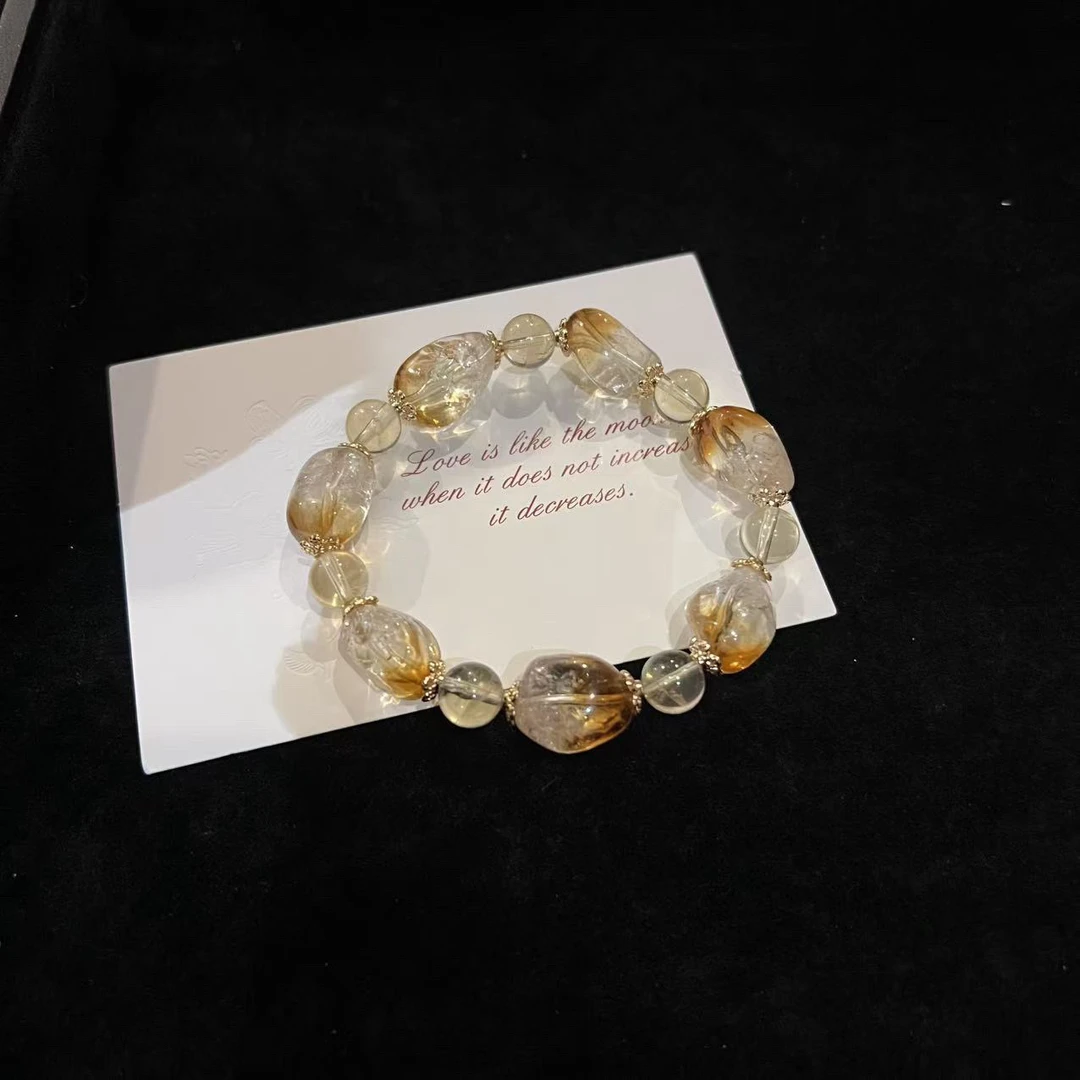 F392 黄塔随性设计款手串 多样性发一