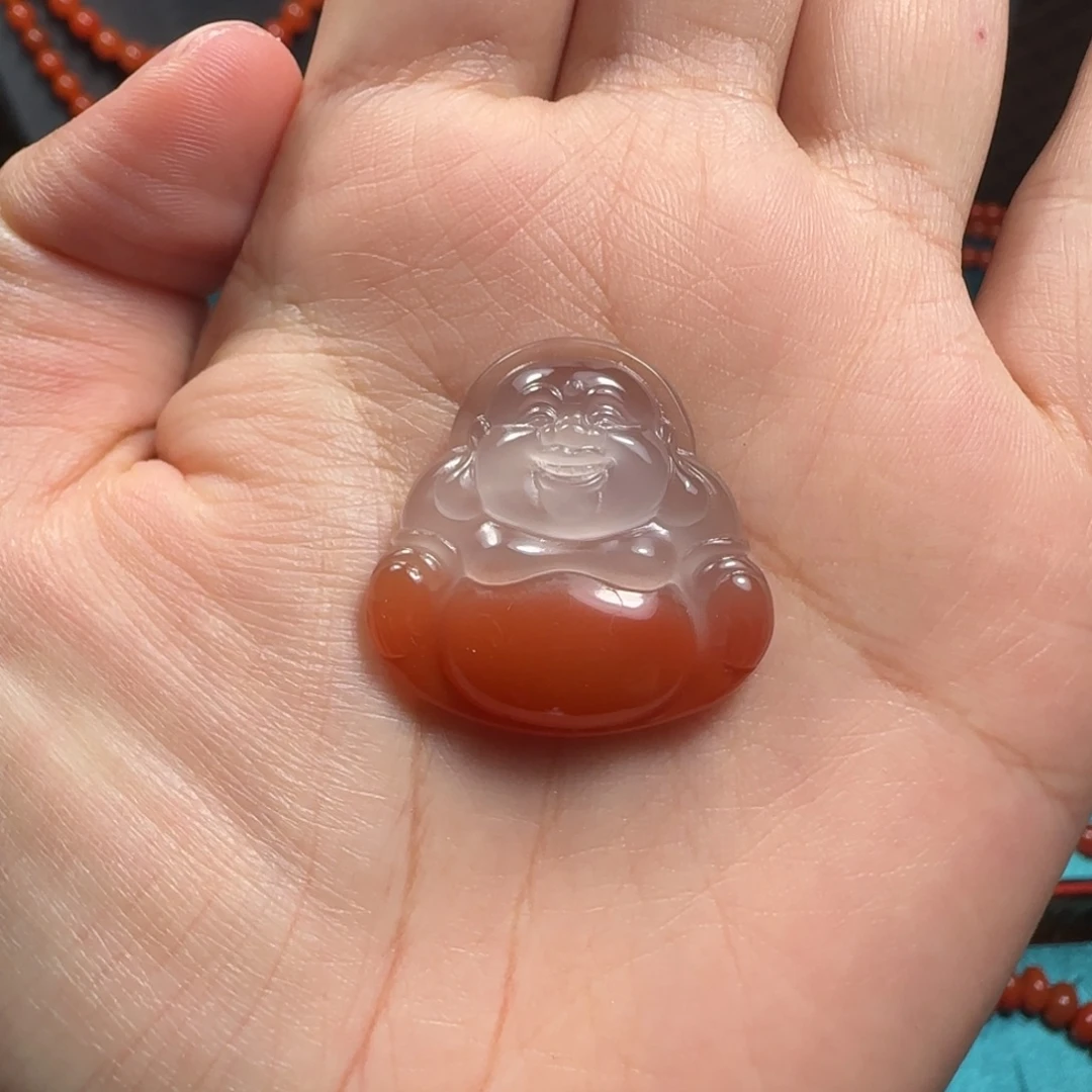 南红玛瑙未镶嵌冰飘佛公