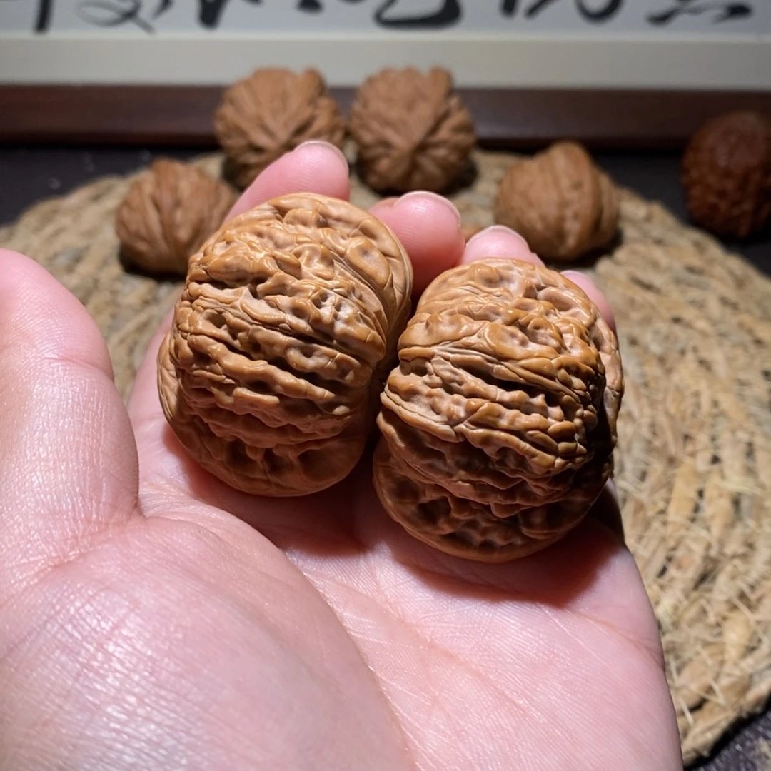 南***鹤桃核吊坠43汉高楼