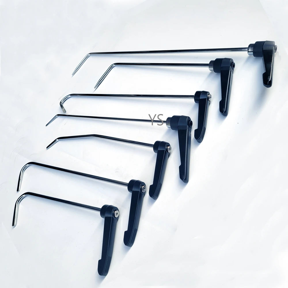 汽车凹陷修复钩子旋转手柄下门撬棍猛钢材质可调节手柄修门钩子