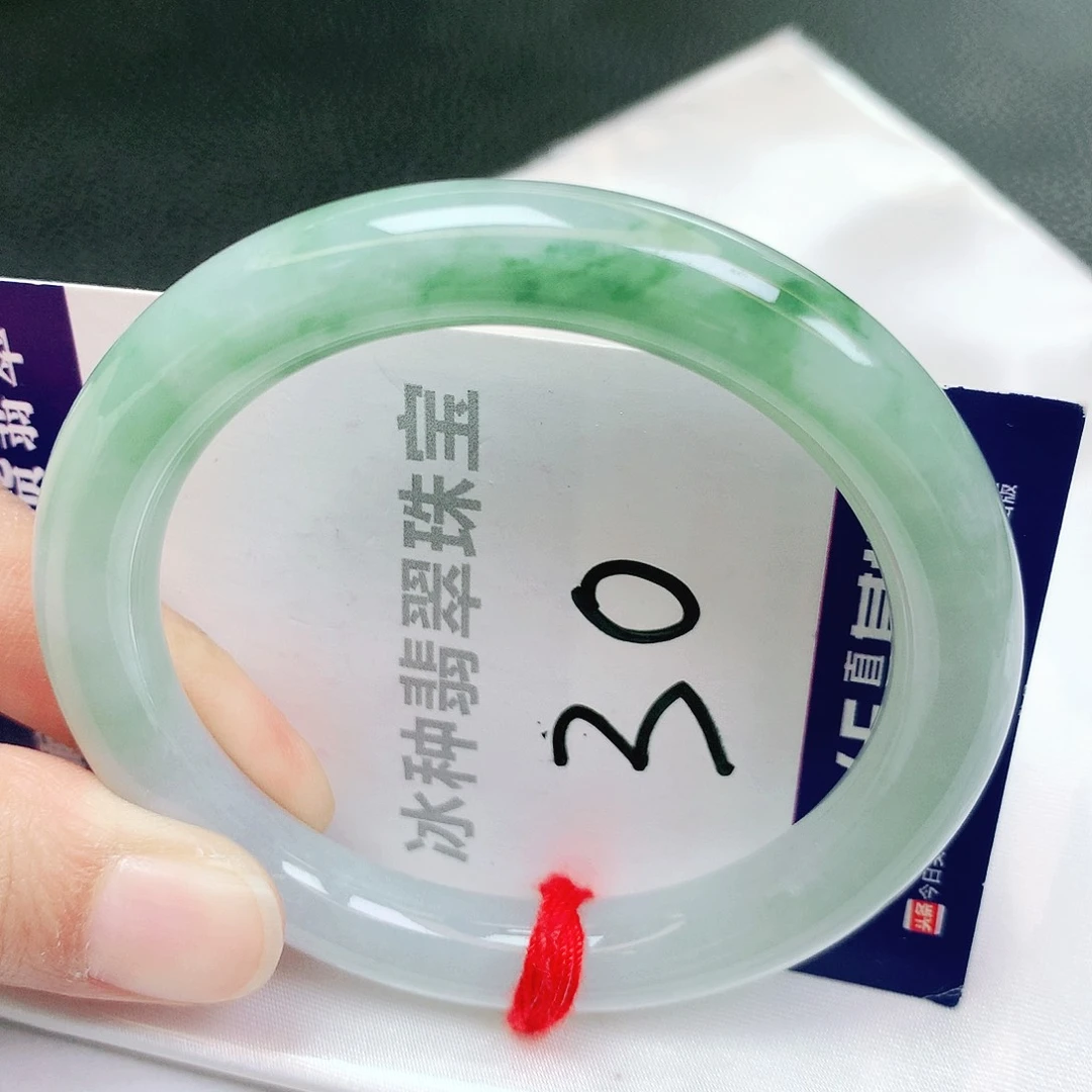 翡翠未镶嵌手镯缅甸天然a货翡翠手镯