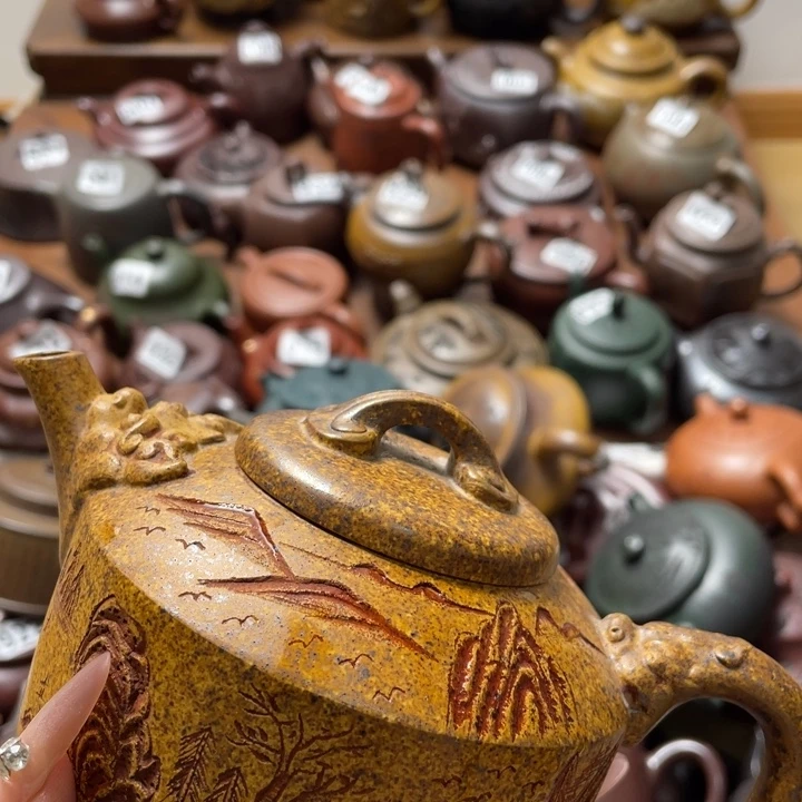 茶壶紫砂曾*叔紫砂微瑕