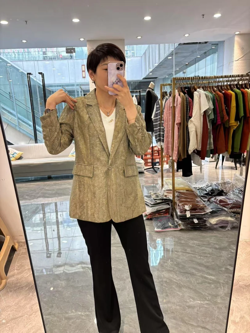 【丽丽家】高端时尚百搭设计感显瘦小西服31-1