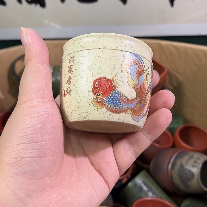 茶杯紫砂全手工紫砂主人杯