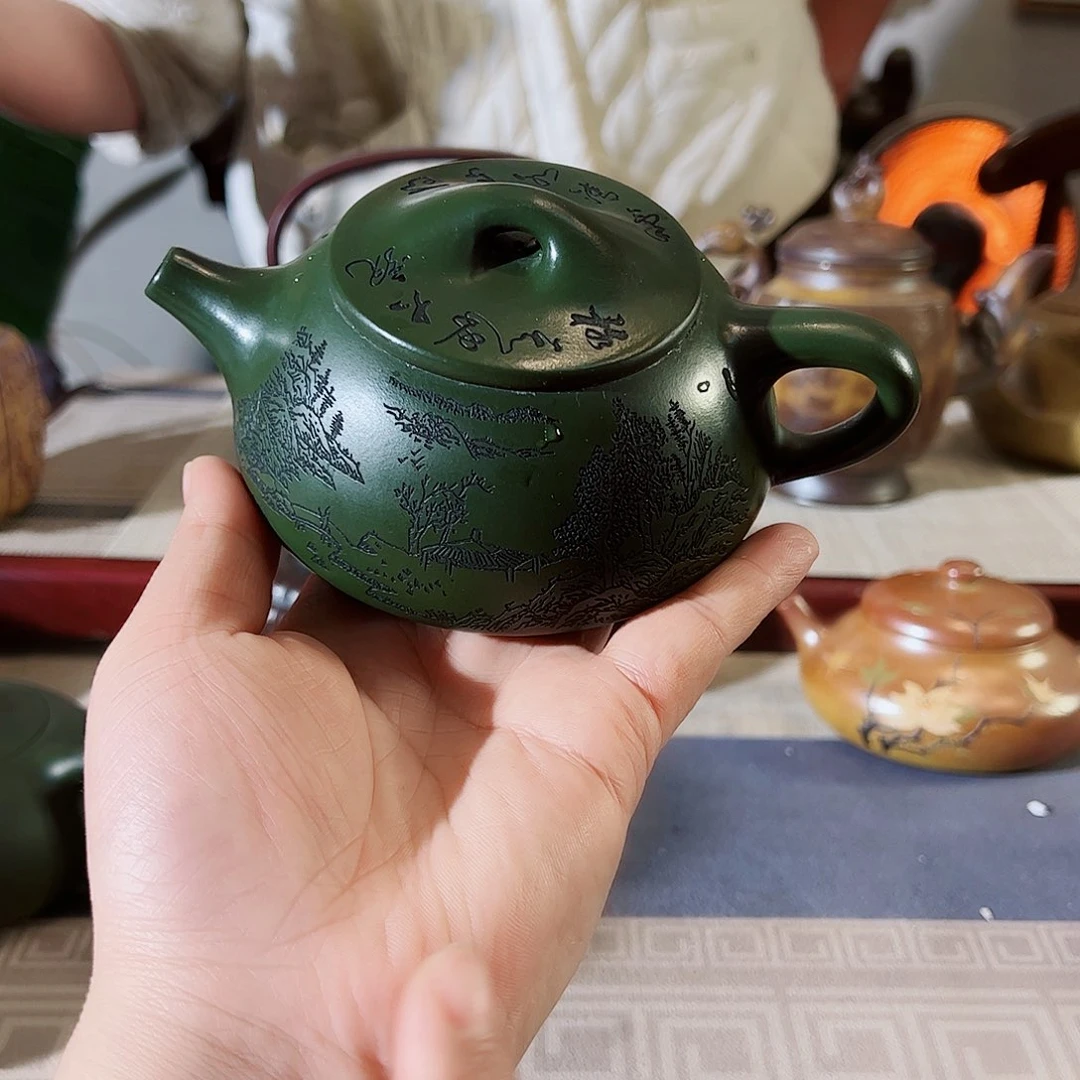 紫砂茶壶宜兴紫砂壶收藏起来