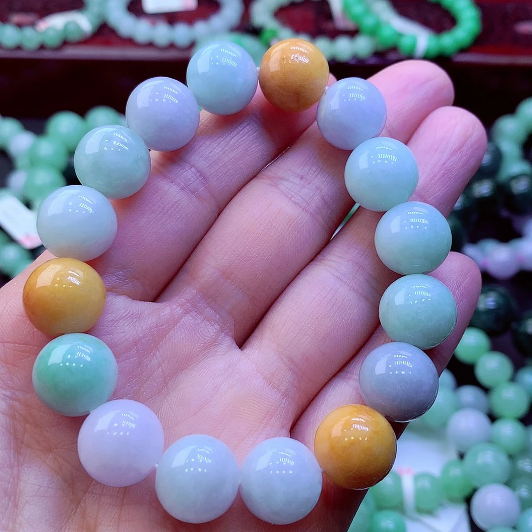 翡翠未镶嵌毛衣链