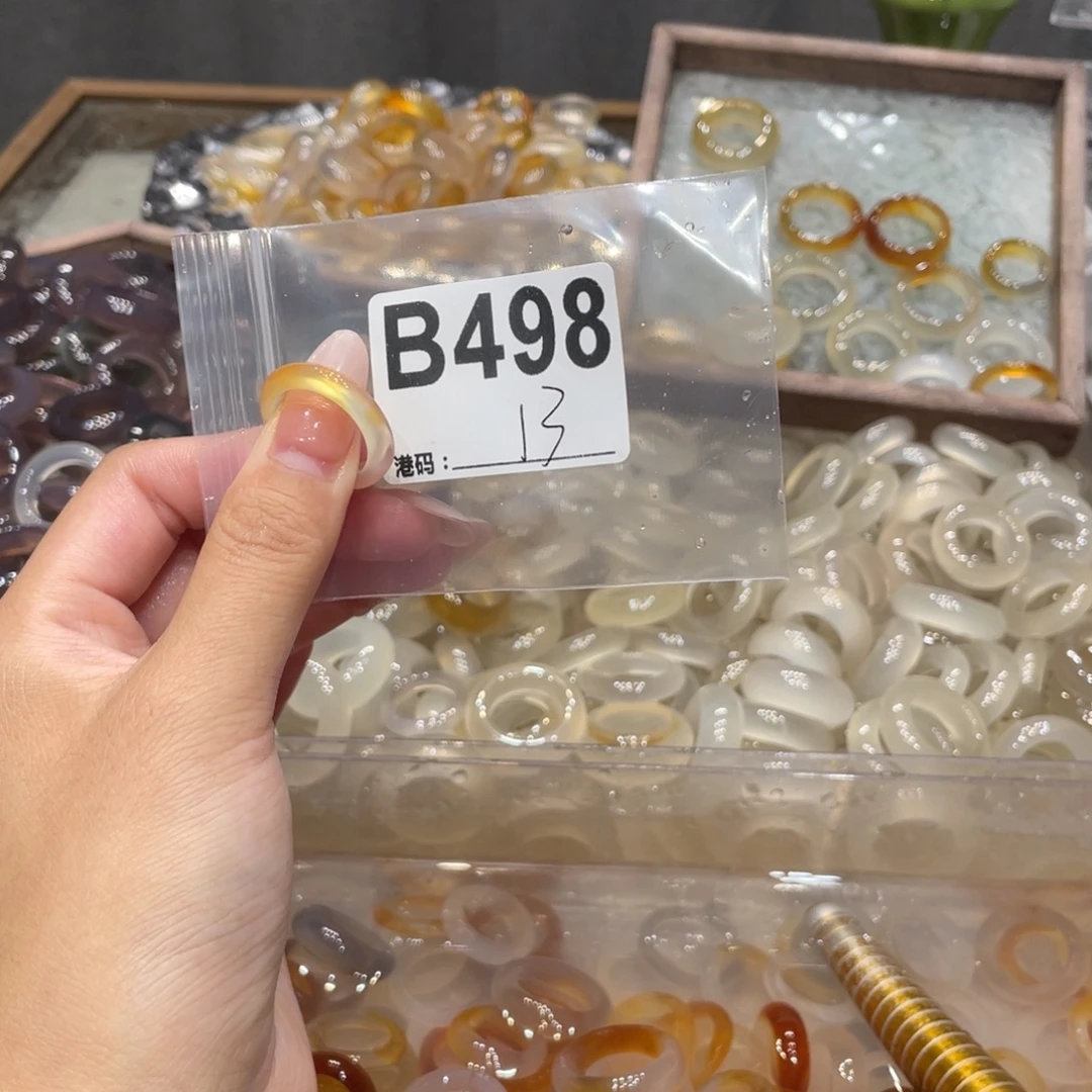 玛瑙/玉髓未镶嵌戒指