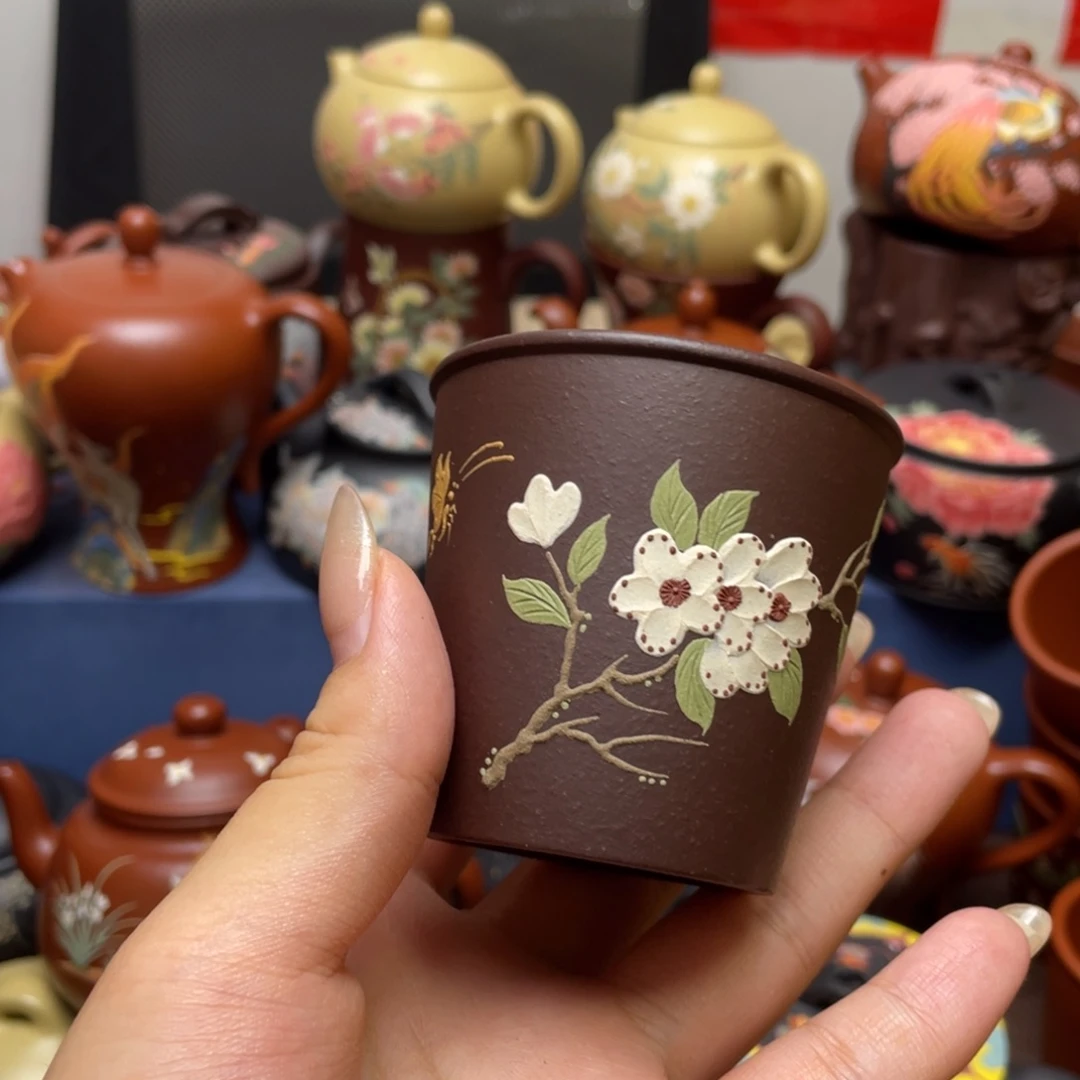 紫砂茶杯紫砂主人杯100cc