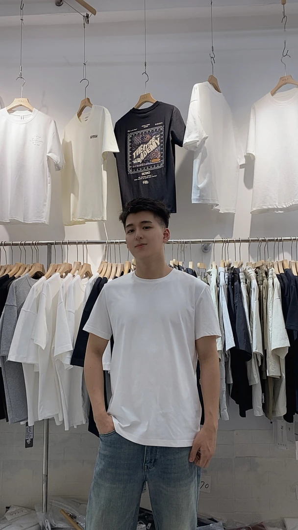 2025年夏季新款男士防蚊透气短袖t恤短袖