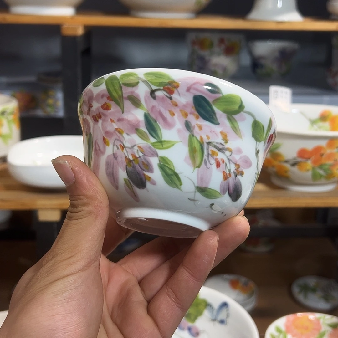 陶瓷景德镇高温陶瓷4寸