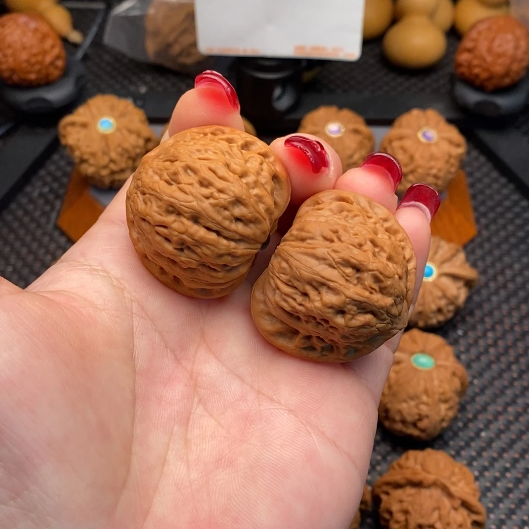 文玩核桃把件全品铁锤40尺