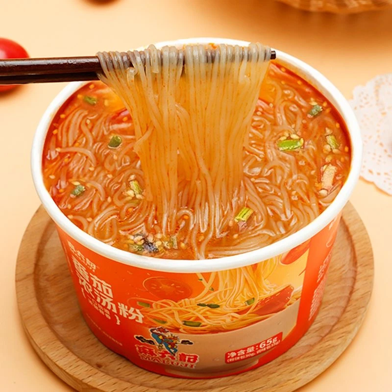 麻六记·番茄浓汤粉 5桶*65g张兰汪小菲七滋八味免煮冲泡方便粉丝