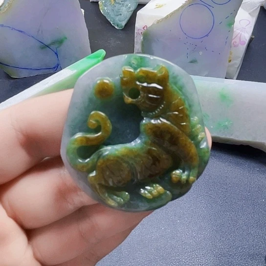 未镶嵌挂件翡翠翡翠