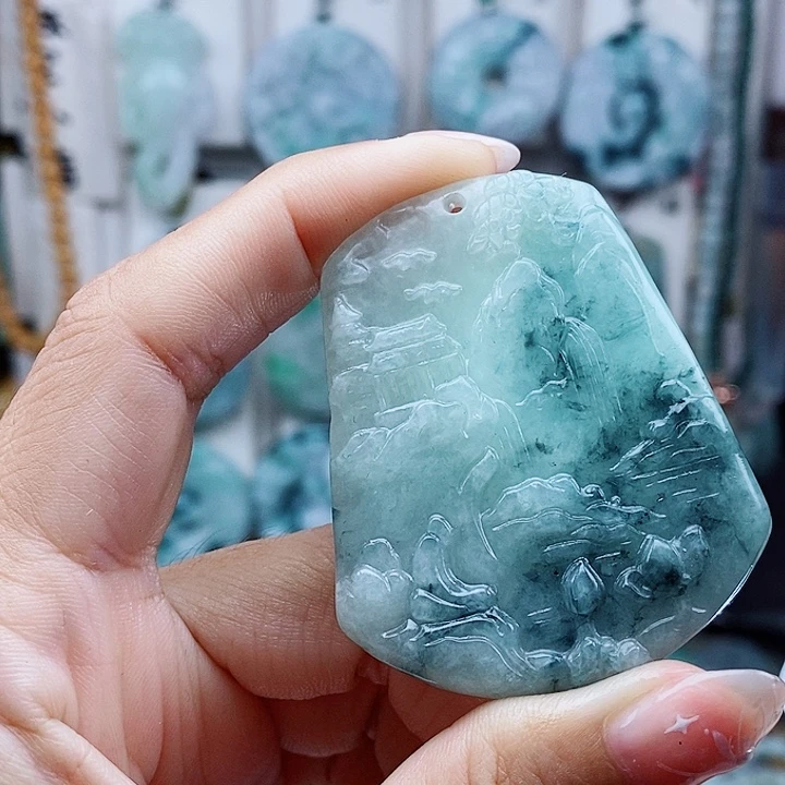 翡翠未镶嵌颈饰翡翠
