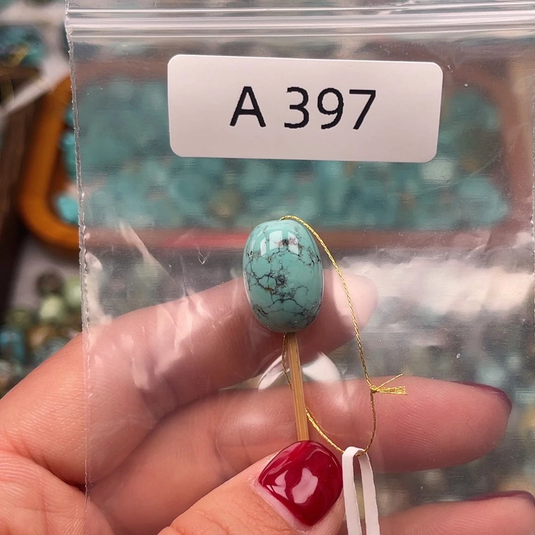 绿松石未镶嵌绿松石珠子