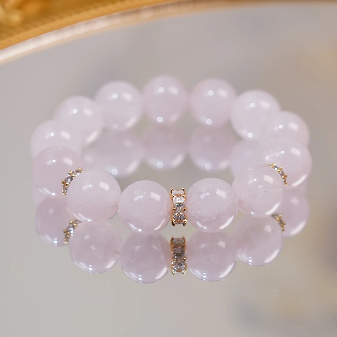 【黛霏朵】——天然粉  水晶手串    主播报价，请勿盲目下单