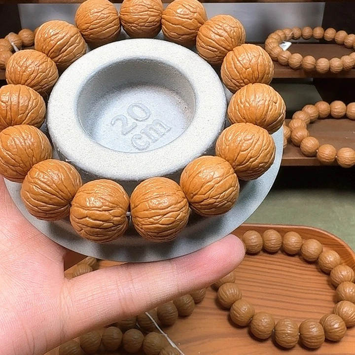 猴头核桃手串清*?20小➕聚宝盆