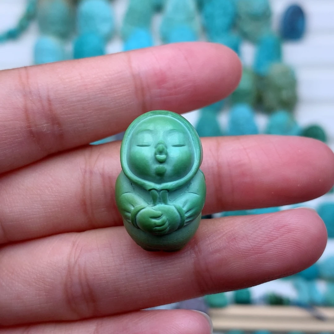 未镶嵌绿松石珠宝奇石