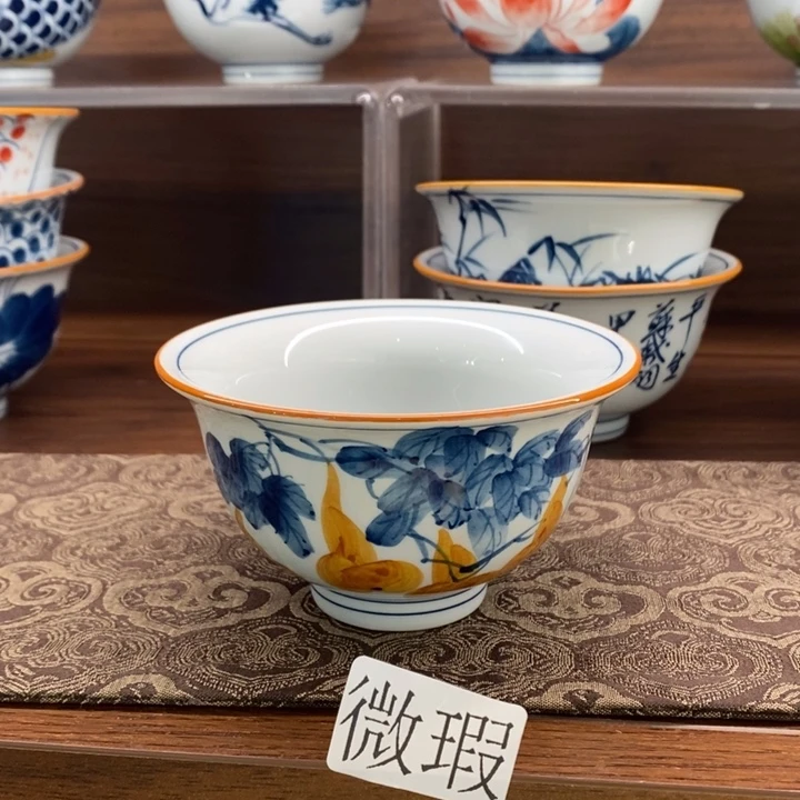 釉下老陶泥手工绘制