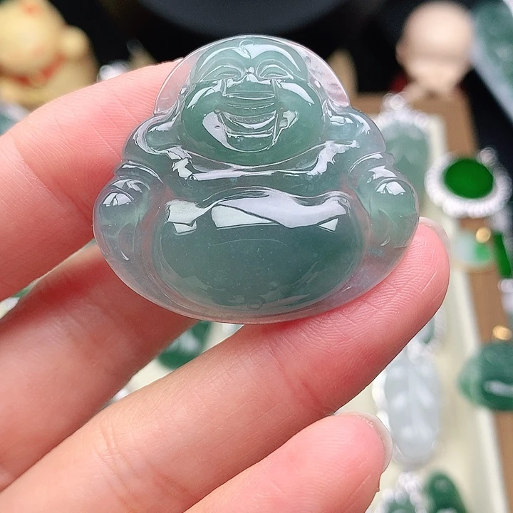 颈饰未镶嵌翡翠吊坠