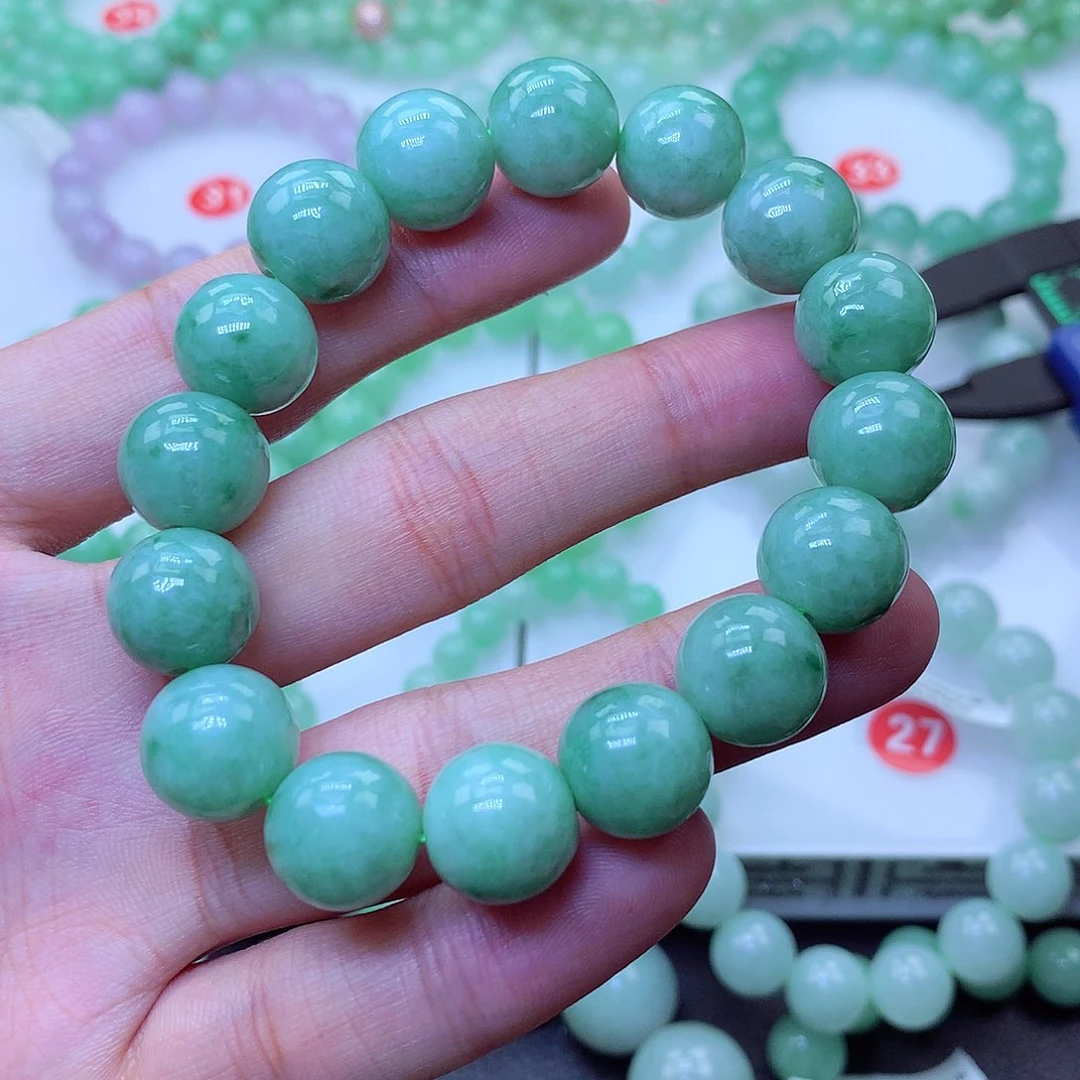 翡翠未镶嵌毛衣链