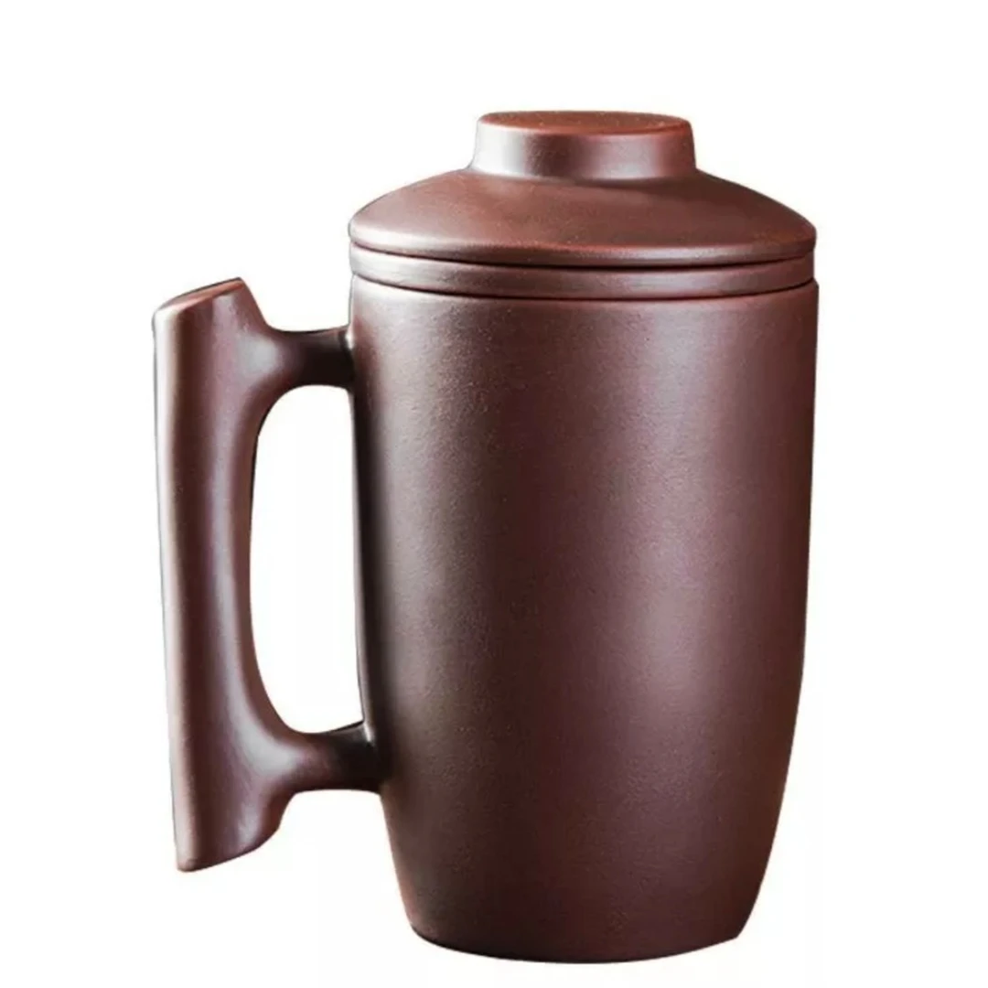 泗水砭石艺术馆五色土滤芯杯