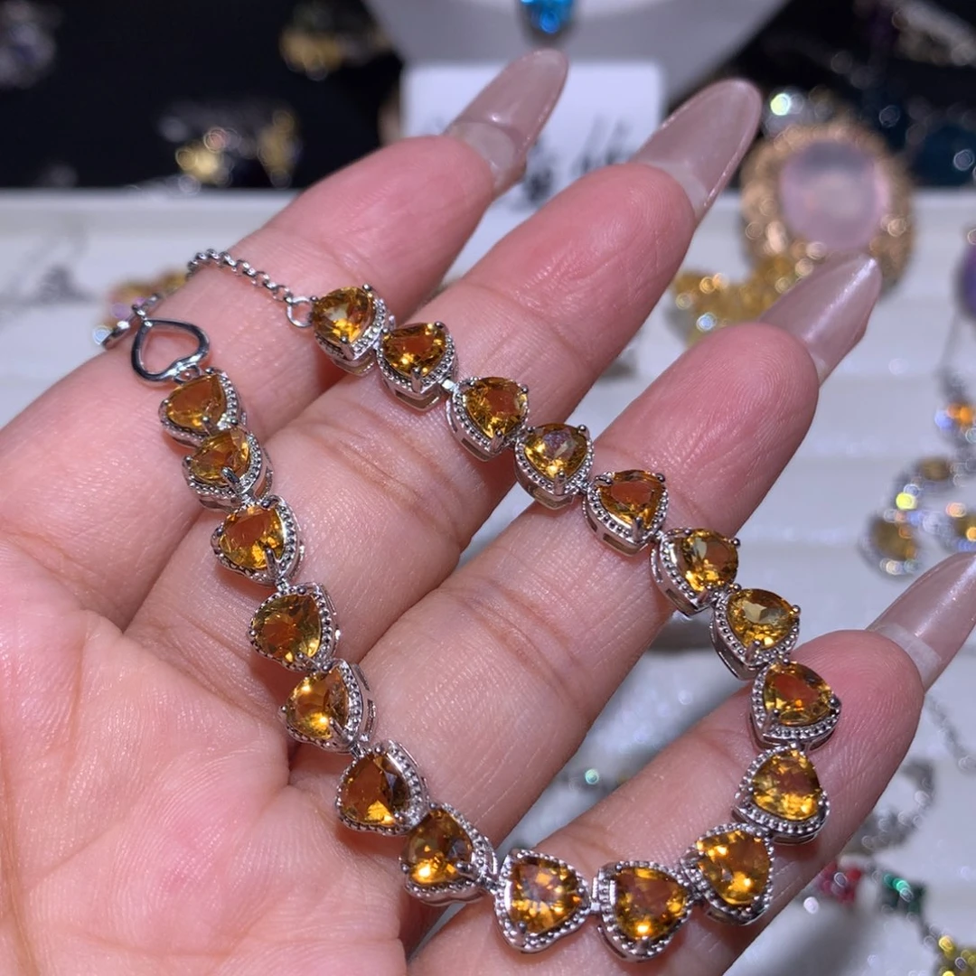 【闪购商品】水晶戒指银S925镶嵌柟戒指