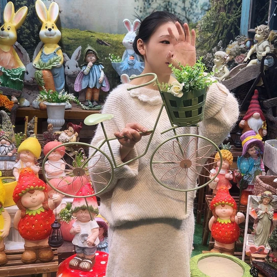 花园摆件红红火火